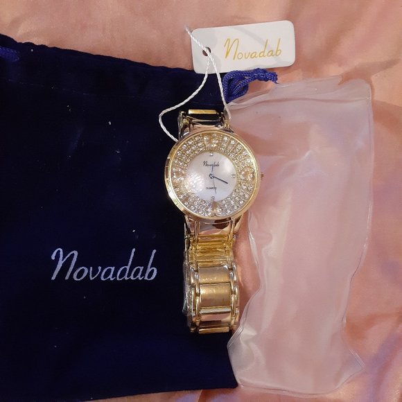 Brand New Gold & Rhinestone Watch - Picture 2 of 3